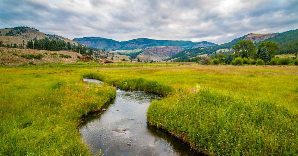 The upper Colorado River flows through a green valley. Russ Schnitzer/Courtesy photo